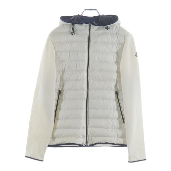 【美品】MONCLER ニット ダウン 切替 フーデッドジャケット マグリア L MONCLER（モンクレール） MAGLIA CARDIGAN ニット切替ダウンジャケット