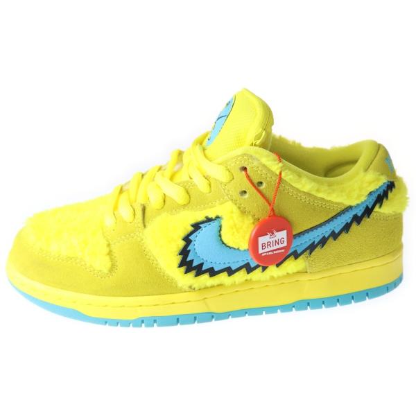 NIKE ナイキ ×Grateful Dead DUNK LOW Yellow Bear CJ5378-700 ダンク グレイトフルデッド ローカットスニーカー イエロー US8/26.0cm
