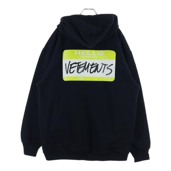 VETEMENTS（ヴェトモン） MY NAME IS VETEMENTS ZIP UP HOODIE マイ