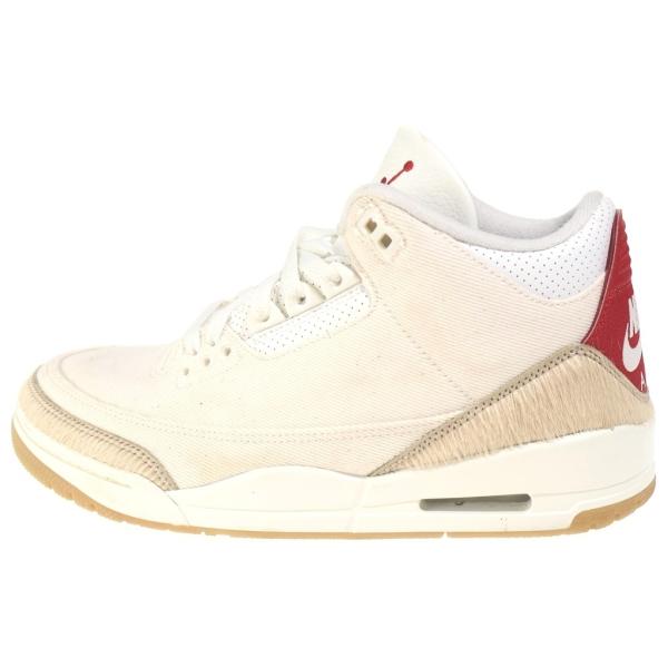 ナイキ ×Levi's Air Jordan 3 Retro SP Ecru Denim IR0910-400 エアジョーダン3 レトロSP エクリュデニム ハイカットスニーカー US8/26cm