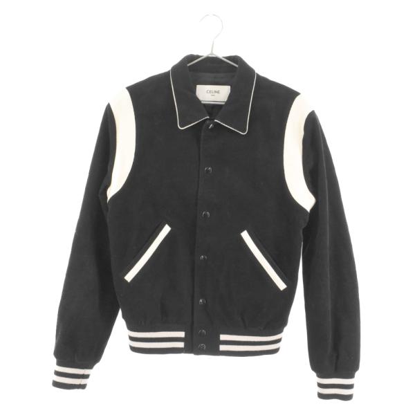 CELINE コーデュロイ ブラックスタジャン CELINE セリーヌ コーデュロイテディジャケット ブルゾン