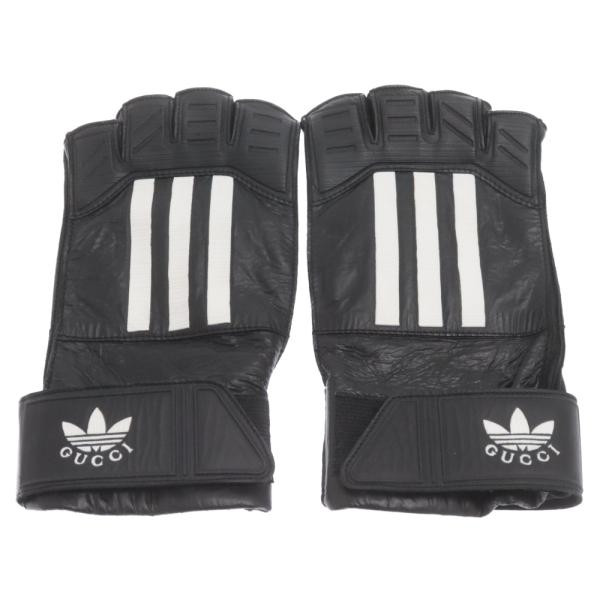 GUCCI グッチ 23AW ×adidas アディダス レザーグローブ 手袋 GUCCI グッチ 23AW ×adidas アディダス レザーグローブ 手袋