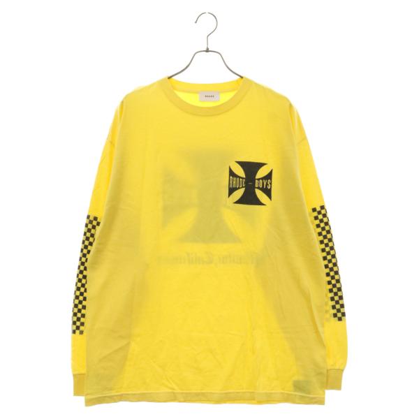 RUHDO ルード Rhude Boys Cotton Long Sleeve ルードボーイズ プリント