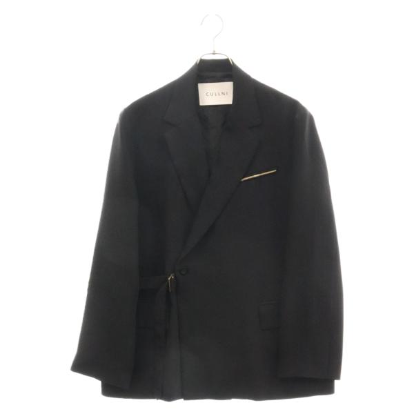 CULLNI (クルニ) 23SS テーラードジャケット 23-SS-058 CULLNI（クルニ） 23SS フロントジップポケット付き テーラード