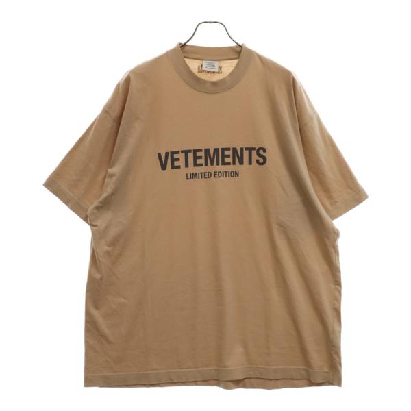 VETEMENTS ヴェトモン LOGO LIMITED T-SHIRT フロントロゴプリント 