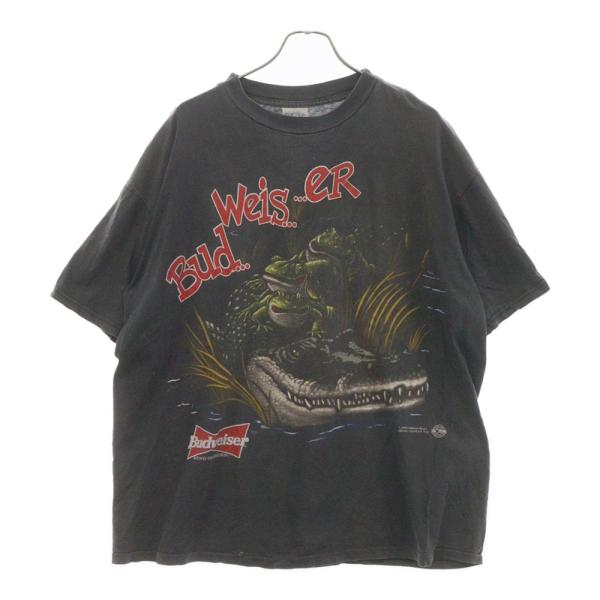 【90s dead Stock！】バドワイザーbudweiserショーツTシャツ VINTAGE ヴィンテージ 90's Budweiser 1996 FROGS & CROCODILE
