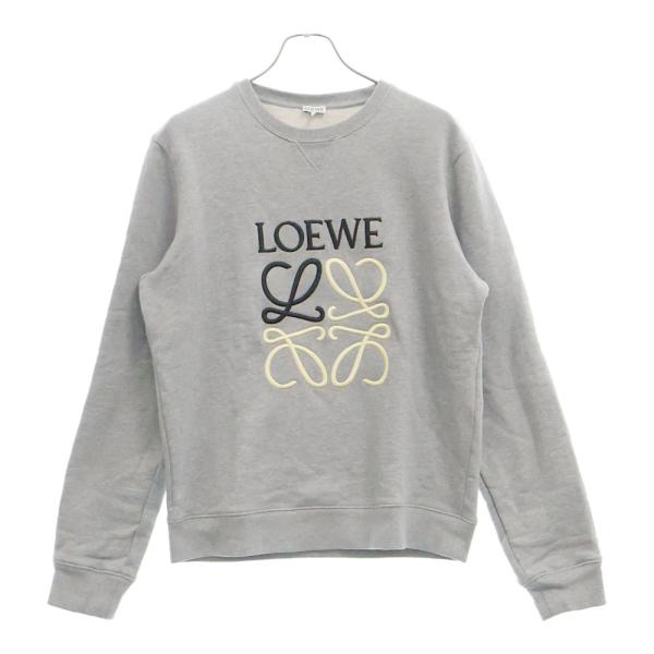 LOEWE (ロエベ) アナグラム刺繍 スウェットクルーネックシャツ LOEWE (ロエベ) アナグラム刺繍 スウェットクルーネックシャツ
