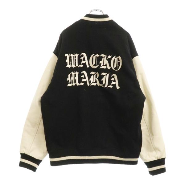 WACKO MARIA / 22FW/LEATHER VARSITY JACKET/スタジャン/M/ウール/PUP/22FW-WMO-BL11 WACKO MARIA（ワコマリア） 22AW LEATHER VARSITY JACKET TYPE 3