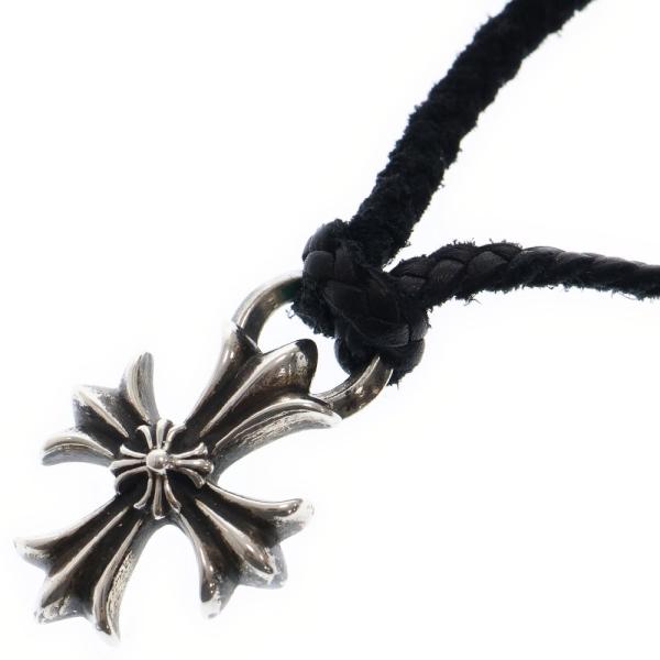 CHROME HEARTS クロムハーツ OLD DBL CH PRS PLUS with LEATHER BRAID  