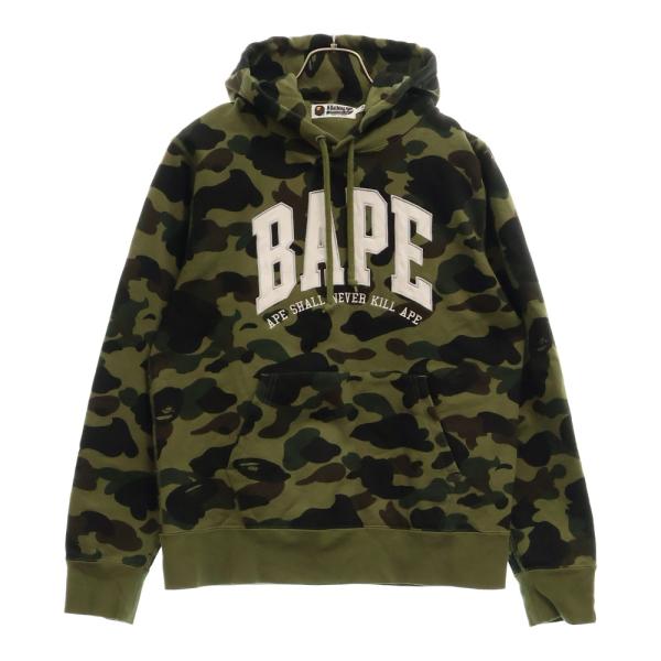 A BATHING APE アベイシングエイプ 1ST CAMO BAPE PULLOVER HOODIE  