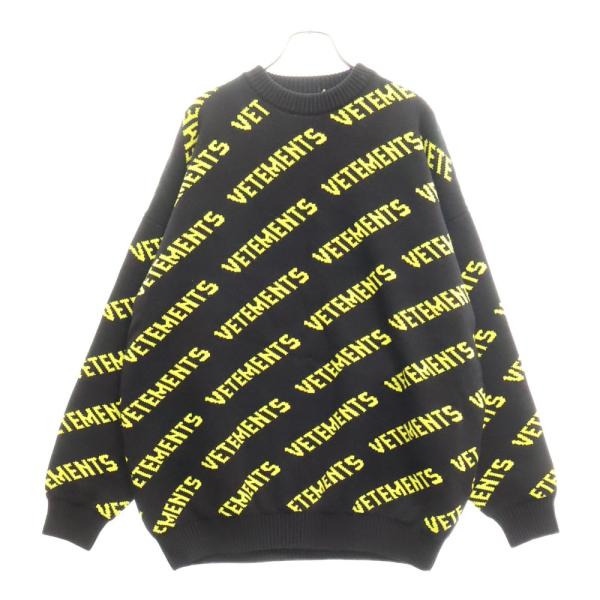 VETEMENTS ヴェトモン 21AW Monogram Knit モノグラム ニット VETEMENTS ヴェトモン 21AW Monogram Knit モノグラム ニット