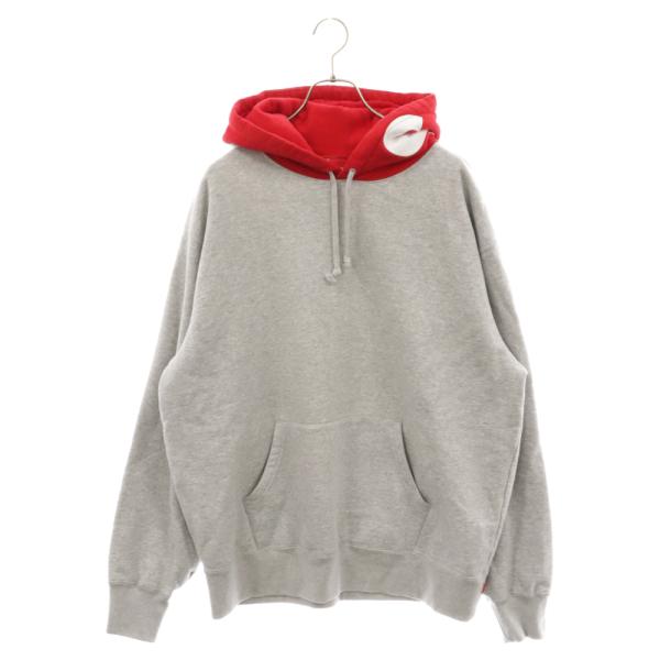 値下げ不可Supreme フードロゴ コントラスト プルオーバーパーカー shopbring_1624g280005