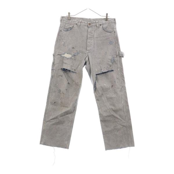 セントマイケル 24SS DENIM PANTS / HICKORY ダメージ加工 セントマイケル 24SS DENIM PANTS / HICKORY ダメージ加工