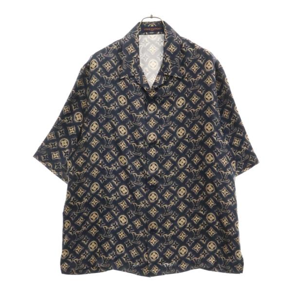 LOUIS VUITTON ルイヴィトン 23AW モノグラム半袖オープンカラー LOUIS VUITTON ルイヴィトン 23AW モノグラム半袖オープンカラー