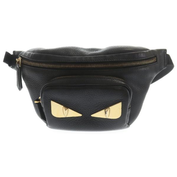 FENDI（フェンディ） モンスターバグスアイショルダーバッグ レザー