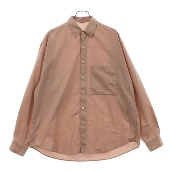 AURALEE（オーラリー） WASHED FINX TWILL BIG SHIRTS A9SS01TN 長袖