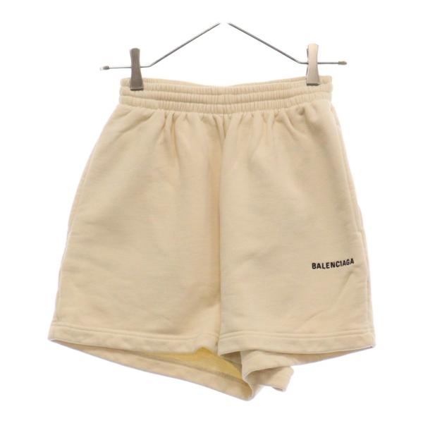 BALENCIAGA バレンシアガ ロゴ刺繍スウェットショートパンツ BALENCIAGA バレンシアガ ロゴ刺繍スウェットショートパンツ