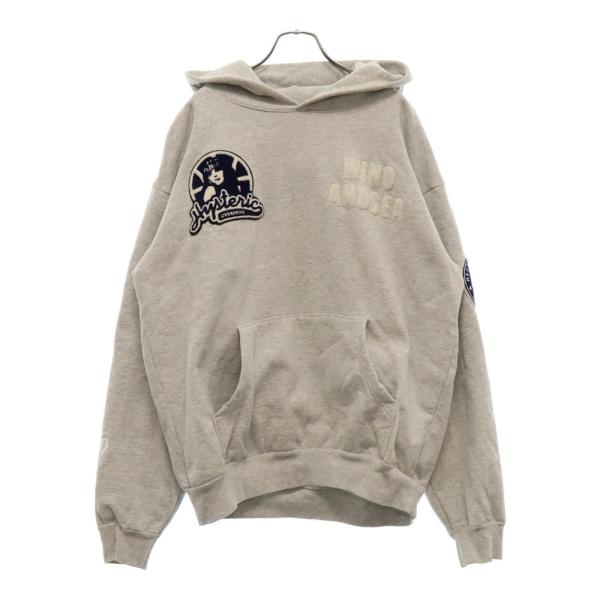 ヒステリックグラマー×ウィンダンシー　コラボパーカー　プルオーバー　大きいサイズ WIND AND SEA ウィンダンシー 20AW ×HYSTERIC GLAMOUR ヒステリック