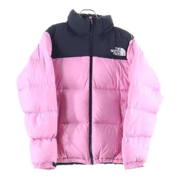 The North Face ダウンジャケット ピンク/ブラック THE NORTH FACE ダウンジャケット M ピンク/ブラック - メルカリ