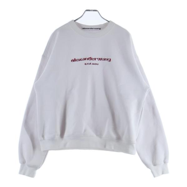 アレキサンダーワン  22SS  UCC2221506 ワープロゴクルーネックスウェット レディース XXS Alexander Wang - アレキサンダーワン 22SS UCC2221506 ワープロゴ