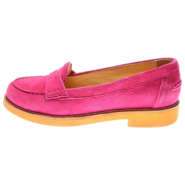 美品　TOD'S トッズ パンプスフラットシューズ パンプス　40.5 ピンク TOD'S（トッズ） スエードローファー パンプス レディース ピンク