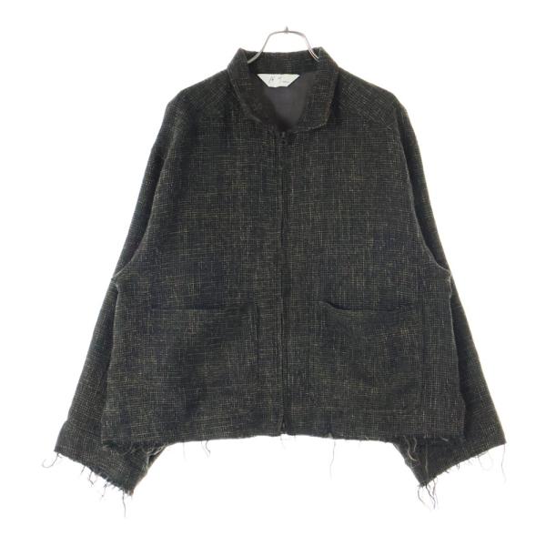 ANCELLM アンセルム TWEED ZIP JACKET ANC-JK42-A-BROWN ツイード