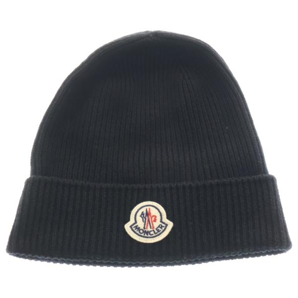 MONCLER（モンクレール） BERRETTO TRICOT ロゴ刺繍ニット帽 ビーニー