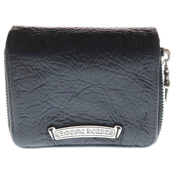 【正規】クロムハーツSQ ZIP BILL スクエアジップビル レザー財布 CHROME HEARTS（クロムハーツ） SQ ZIP BILL スクエアジップビル