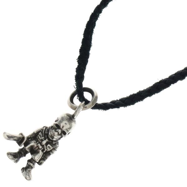 希少CHROME HEARTS クロムハーツ フォティ ペペ ソード ネックレス CHROME HEARTS（クロムハーツ） FOTI PEPE LEATHER BRAID フォティ