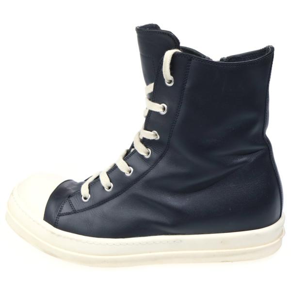 リックオウエンス Rick Owens Vintage Sneakers Black Men's - RU01C4897LPOLVS-991