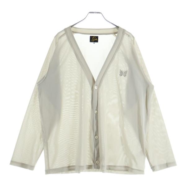 Needles（ニードルス） V Neck Poly Mesh KP243 フロントパピヨンロゴ