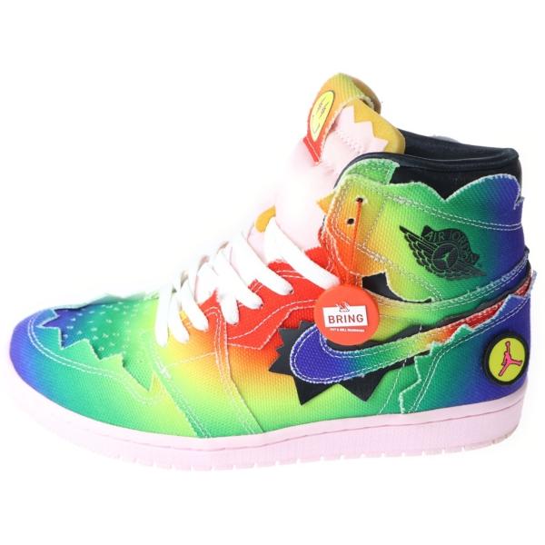 ナイキ ×J Balvin Air Jordan 1 High OG DC3481-900 J・バルヴィン エアジョーダン1 ハイ OG ハイカットスニーカー US9.5/27.5cm マルチ