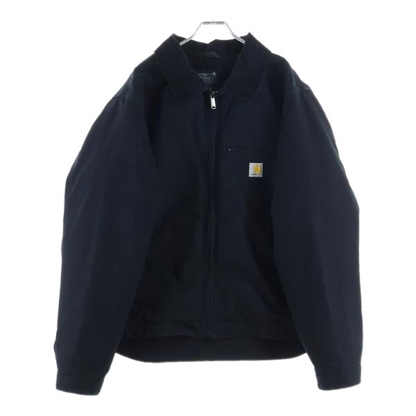 CARHARTT カーハート DUCK DETROIT JACKET デトロイトジャケット コーデュロイ切替ジャケット ブラック 0J3828‐M Carhartt（カーハート） DUCK DETROIT JACKET デトロイトジャケット