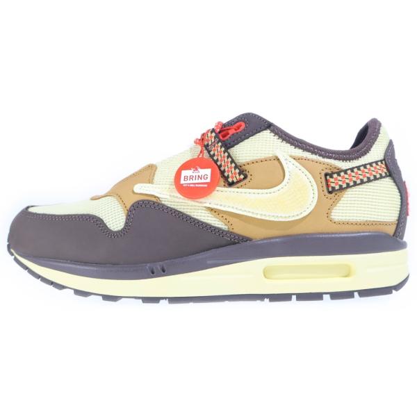 ナイキ × Travis Scott トラヴィス スコット Air Max 1 エアマックス1 CACT.US Brownカクタス ブラウン ローカットスニーカー DO9392-200
