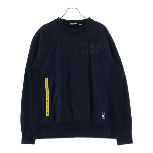 MONCLER（モンクレール） MAGLIA GIROCOLLO ナイロン切替 クルーネック