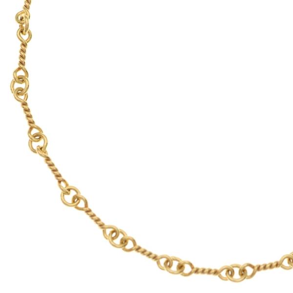 CHROME HEARTS（クロムハーツ） 22K NECKCHAIN T18 ツイストチェーン