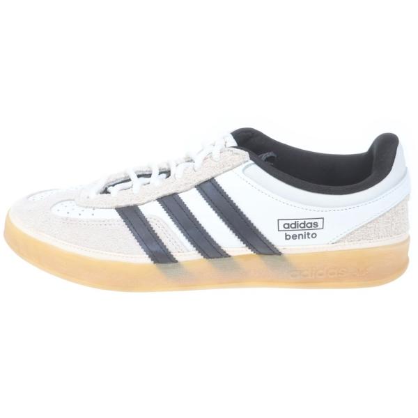 アディダス ×Bad Bunny Gazelle Indoor Core White Core Black Gum バッドバニー ガゼル インドア ローカットスニーカー IF9735