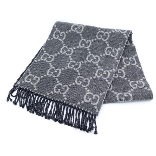 GUCCI（グッチ） GG Jaquard Scarf GGジャガード ウールマフラー
