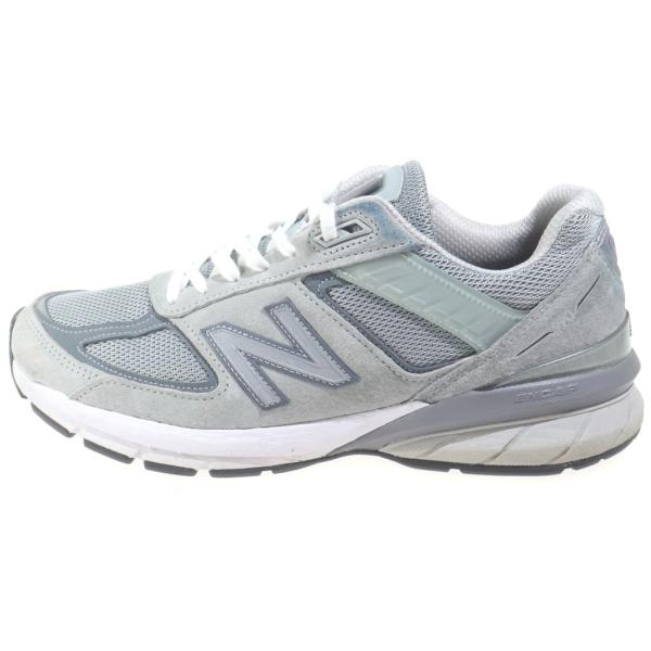 New Balance ニューバランス 990V5 Gray グレー メッシュミッドカットスニーカーグレー M990GL5 New Balance（ニューバランス） 990V5 Gray グレー メッシュミッド