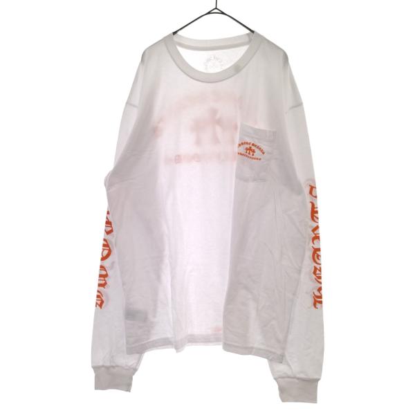 クロムハーツ CHROME HEARTS □ 【 Orange Cemetery Cross LS Tee