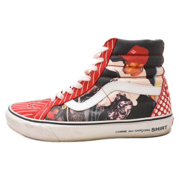 シュプリーム ギャルソン バンズ SK-8HI コラボ ハイカットスニーカー Vans Sk8-Hi Supreme CDG Harold Hunter バンズ ギャルソン (VANS