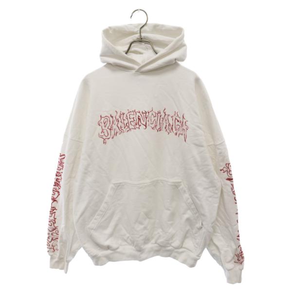 BALENCIAGA バレンシアガ METAL OUTLINE HOODIE メタル BALENCIAGA バレンシアガ METAL OUTLINE HOODIE メタル