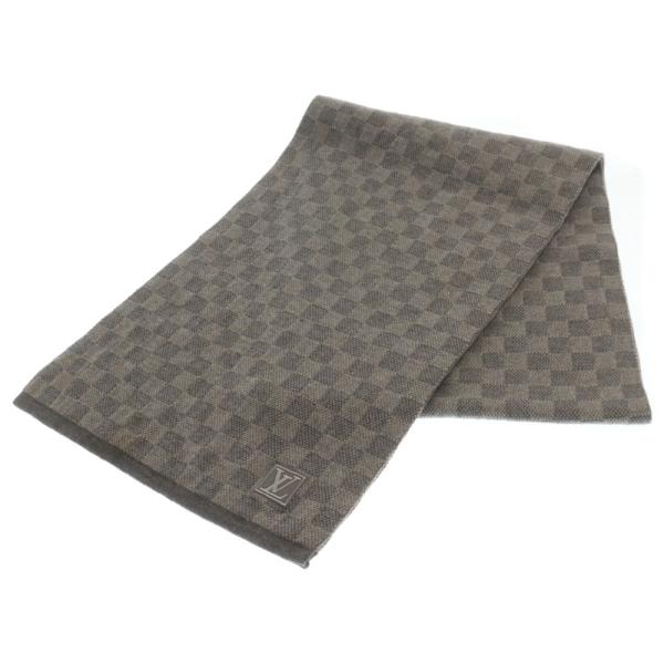 ルイヴィトンLOUISVUITTON マフラーエシャルププティ　ダミエ　メンズ LOUIS VUITTON（ルイ・ヴィトン） エシャルプ・プティ ダミエ マフラー