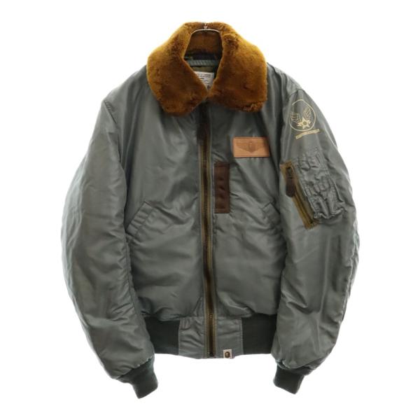 A BATHING APE✖️TOYS McCOY フライトジャケット A BATHING APE（アベイシングエイプ） ×TOYS MCCOY B-10 トイズ