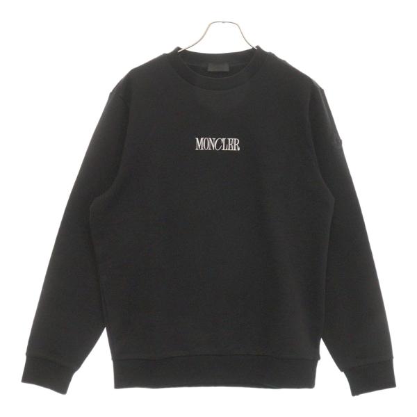 MONCLER（モンクレール） 24AW SWEATSHIRT ロゴプリント クルーネック