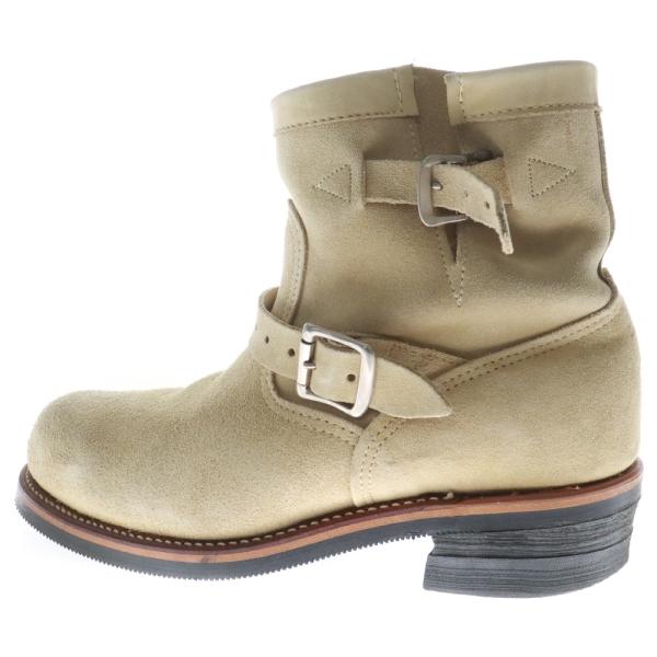 CHIPPEWA チペワ スウェード ショートエンジニアブーツ ベージュ CHIPPEWA チペワ スウェード ショートエンジニアブーツ ベージュ