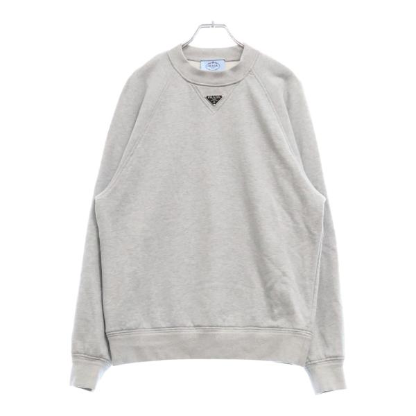 PRADA（プラダ） 23SS トライアングルロゴプレート 長袖スウェット