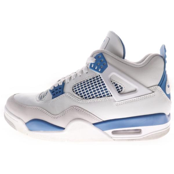 NIKE ナイキ AIR JORDAN 4 RETRO INDUSTRIAL BLUE エア