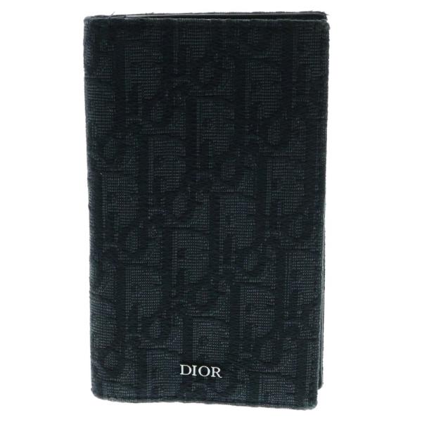 DIOR ディオール オブリーク レザー カードケース 名刺入れ ブラック