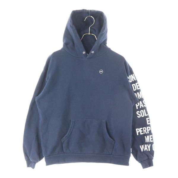 WTAPS（ダブルタップス） 袖プリント プルオーバーパーカー ネイビー